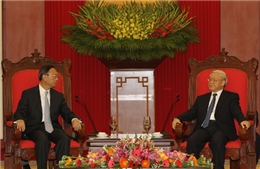 Tổng Bí thư Nguyễn Phú Trọng tiếp Ủy viên Quốc vụ Trung Quốc Dương Khiết Trì 